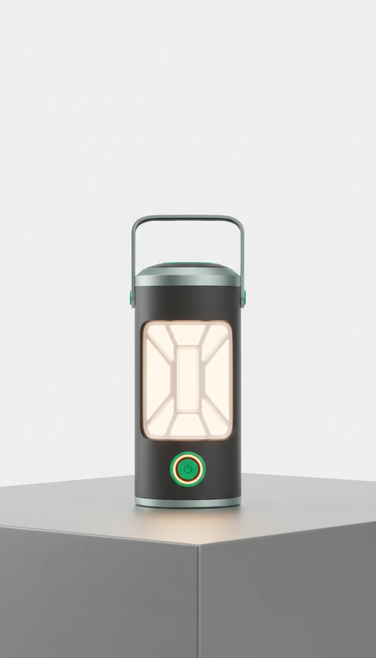 LED Camping Lantern With Dimmable Glow