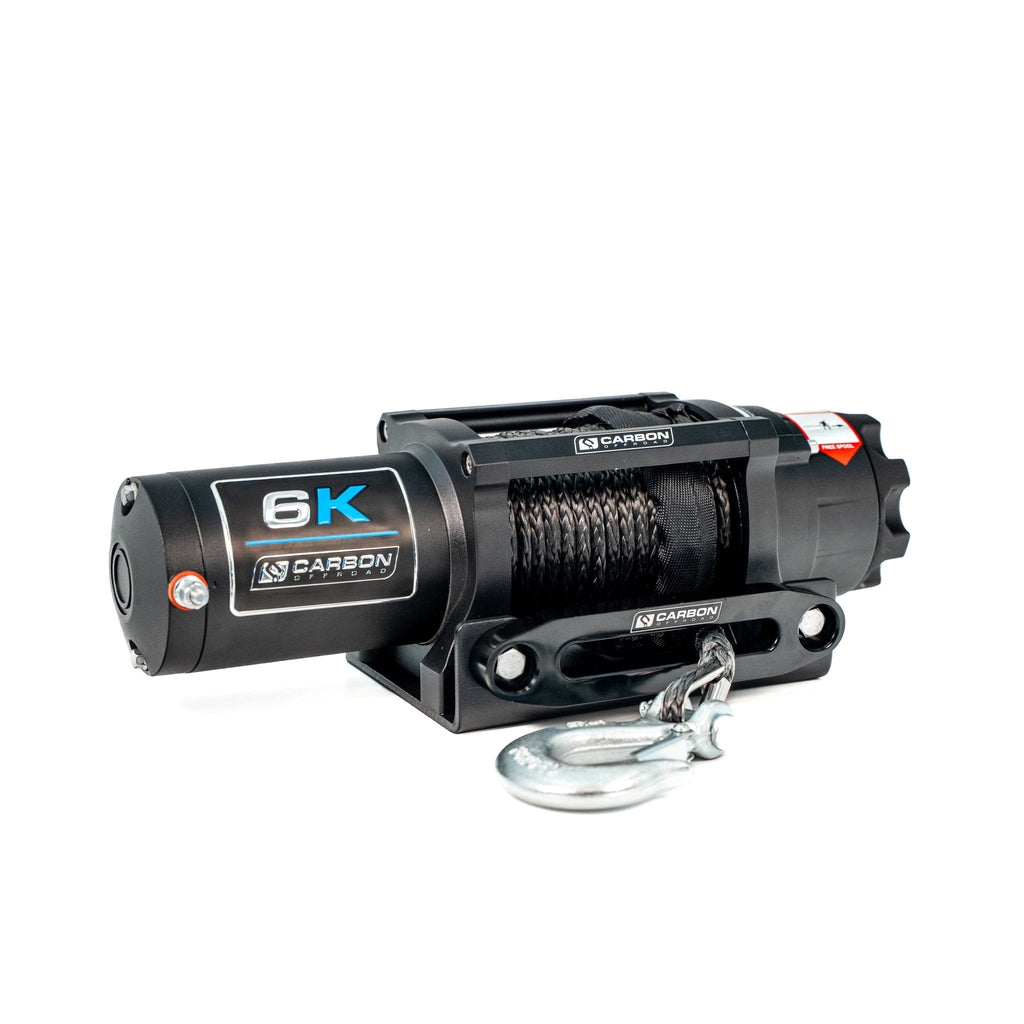 Carbon Offroad 6000lb ATV - Small 4X4 Winch
