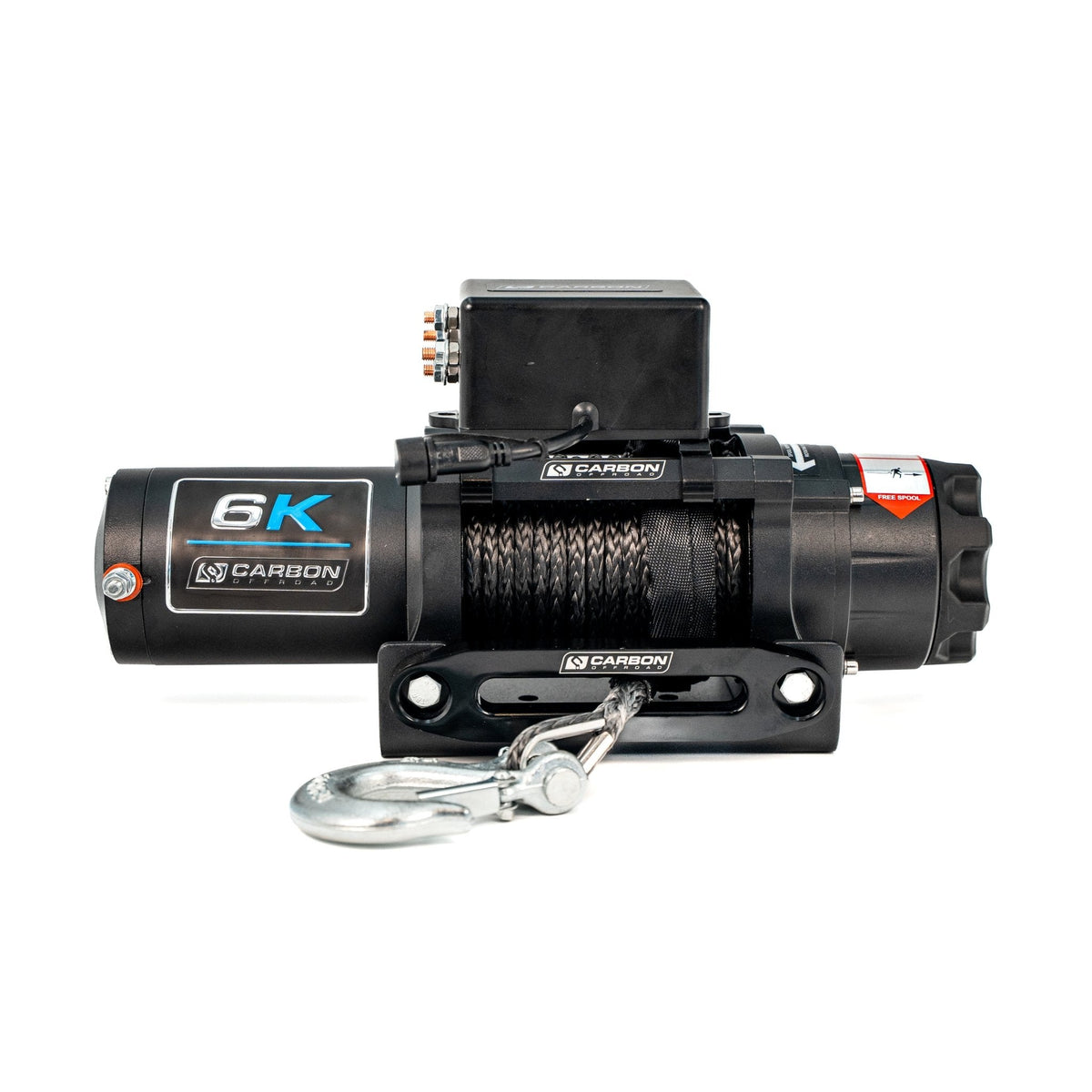 Carbon Offroad 6000lb ATV - Small 4X4 Winch