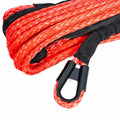 Carbon Offroad 24m x 11mm Standard Winch Rope Kit - Red