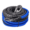 Carbon Winch 12000lb 24m x 10mm Black Winch Rope Replacement