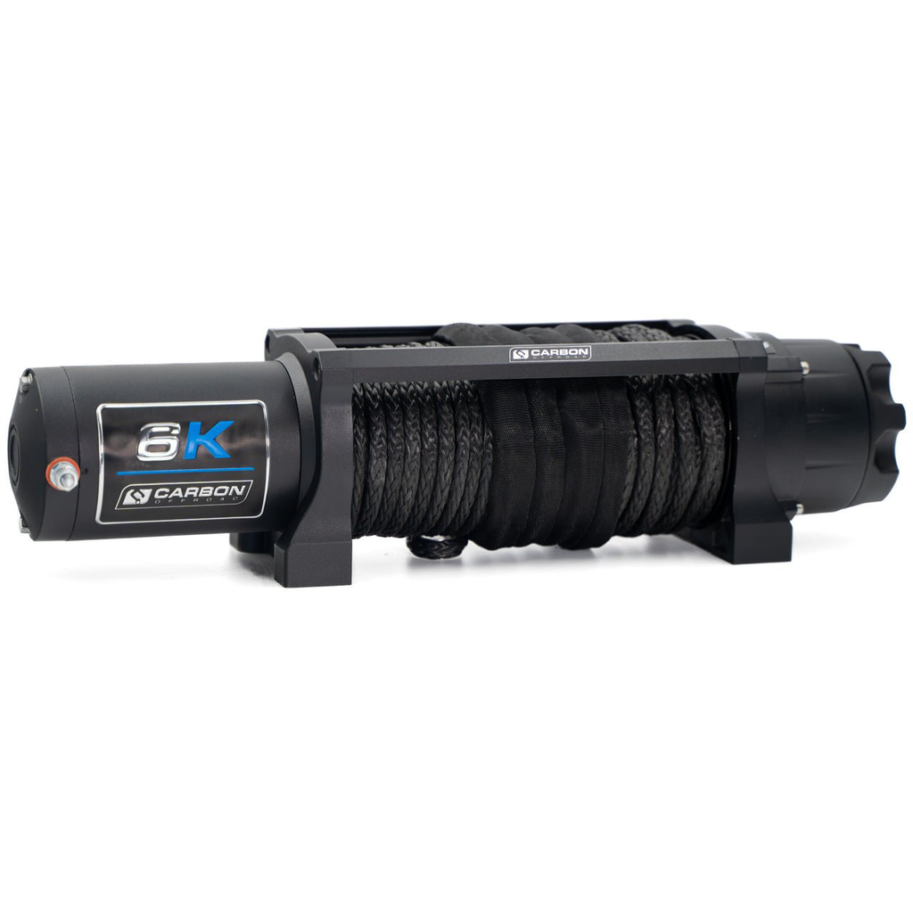 Carbon Offroad Long Drum 6000lb ATV - Small 4X4 Winch