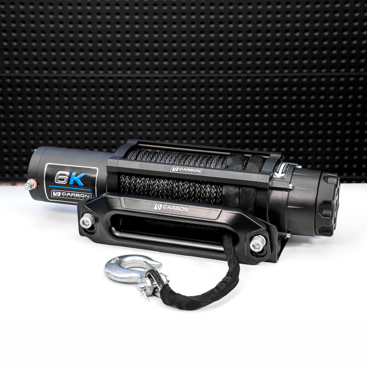 Carbon Offroad Long Drum 6000lb ATV - Small 4X4 Winch