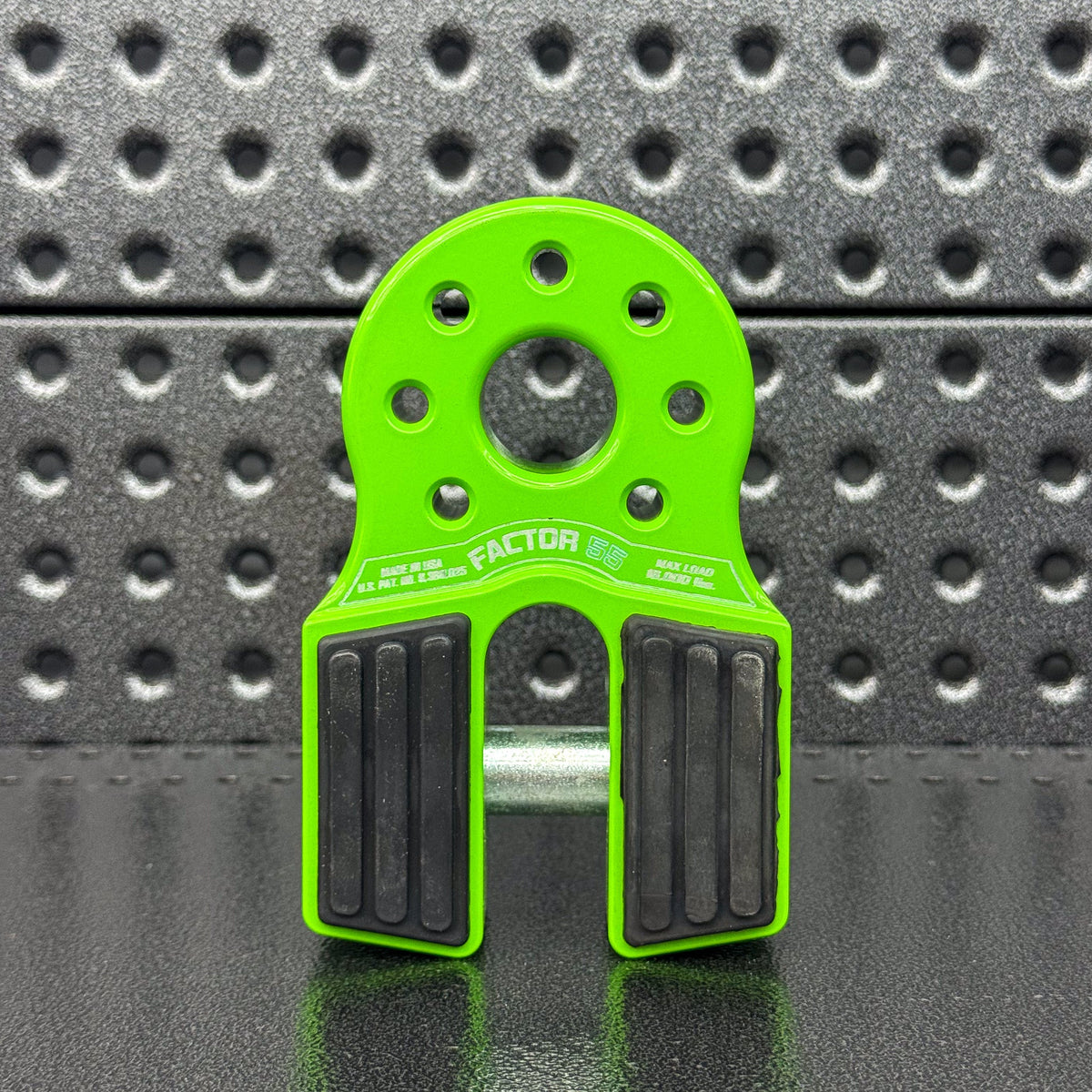 Factor 55 Flatlink Winch Shackle Mount - Green