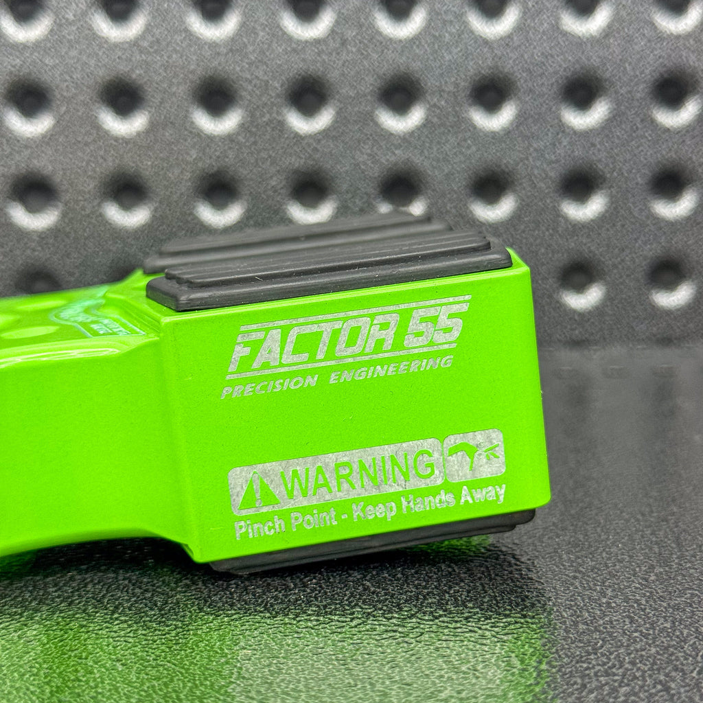 Factor 55 Flatlink Winch Shackle Mount - Green