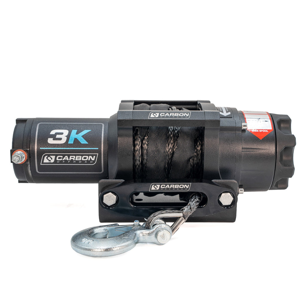 Carbon 3.0k 3000lb ATV - Trailer Winch
